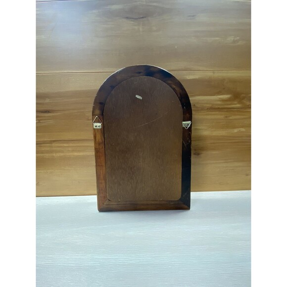 Vintage Wood Arch Top Glass Door Wall Display Case Shadow Box Rare 8" X 12" - Picture 3 of 9